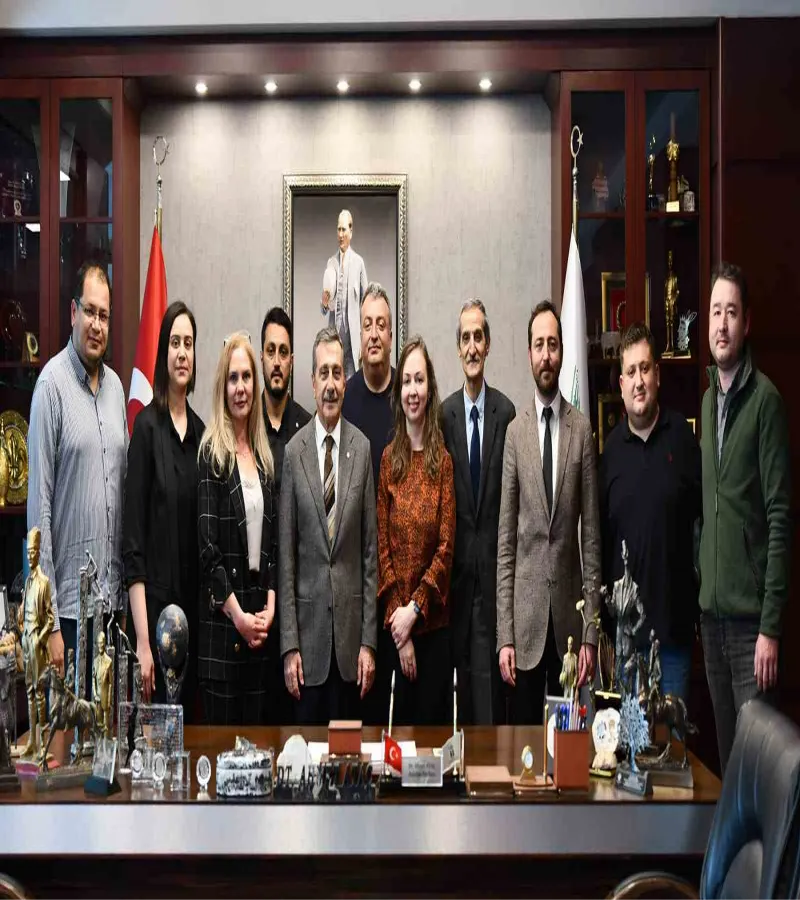 Başkan Ataç jeofizik mühendisleri ile görüş alışverişinde bulundu