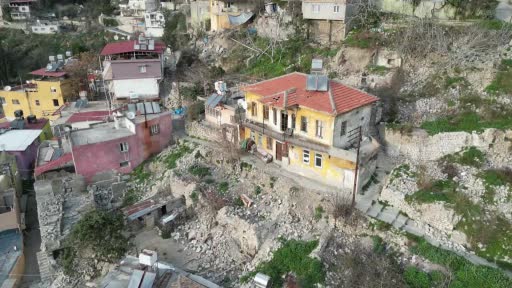 Amonas Dağları’na kurulu tarihi kent Belen’in evlerinde hasar yok