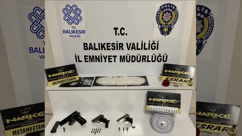 Balıkesir’de 67 şahsa uyuşturucu operasyonu