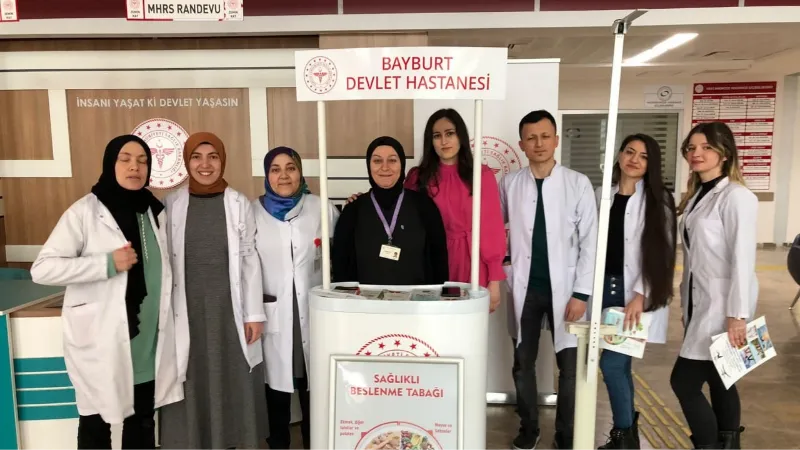 Bayburt Devlet Hastanesinde vatandaşlar obezite hakkında bilgilendirildi