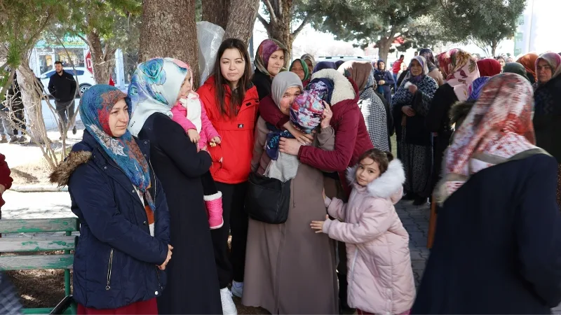 Aksaray’da 40 kişilik umre heyeti Sultanhanı’ndan yola çıktı