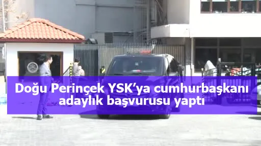 Doğu Perinçek YSK’ya cumhurbaşkanı adaylık başvurusu yaptı