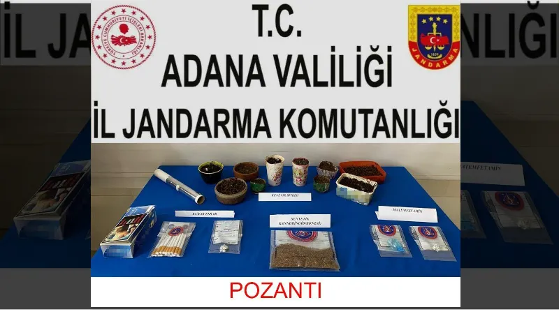 Adana’da uyuşturucu tacirlerine operasyon: 44 gözaltı