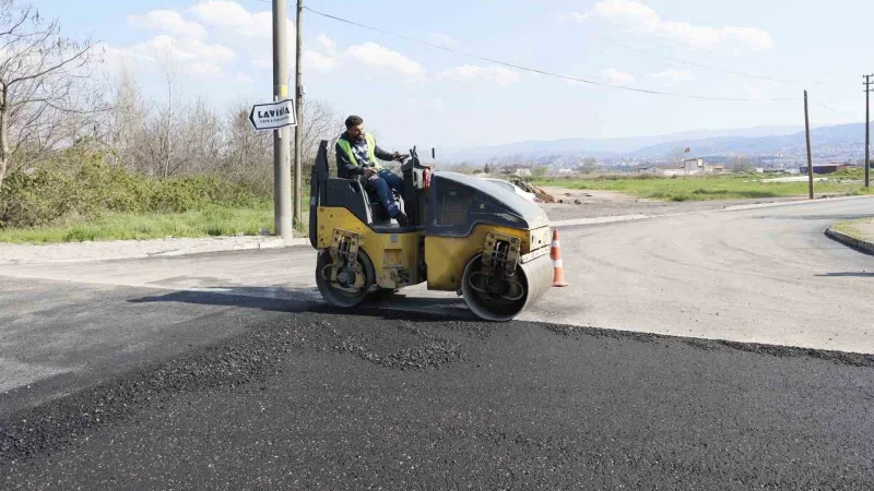 Tütünçiftlik’i Derince’ye bağlayan cadde yenilendi