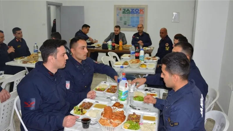 Kaymakam Odabaş, jandarma ile iftarda bir araya geldi