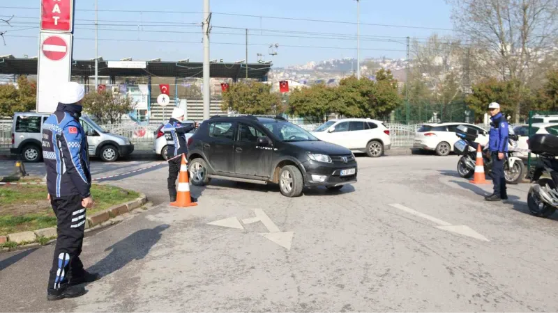 Vatandaşların güvenliği için pazar alanında denetim