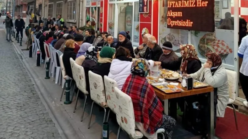 Ramazanda vatandaşlara ücretsiz iftar