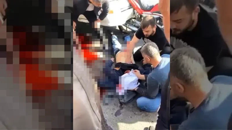 Nusaybin’de minibüsün çarptığı motosiklet sürücüsü ağır yaralandı