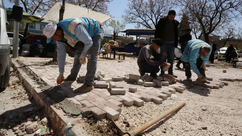 Eyyübiye parkları bahara hazırlanıyor