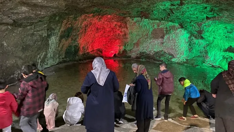 Depremzedeler Çankırı Yer Altı Tuz Şehrini gezdi