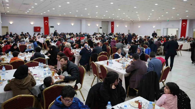 Hacılar’da şehit aileleri, gaziler ve depremzedeler iftarda buluştu