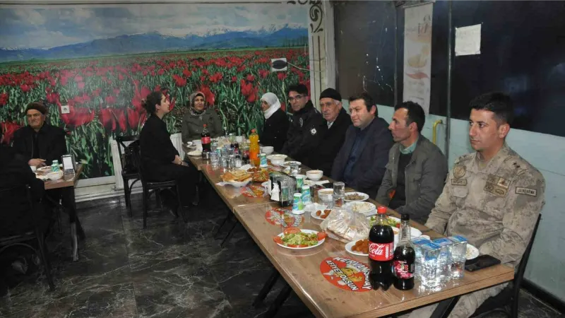 Kaymakam Ocak, şehit aileleri ve gazilerle iftarda buluştu