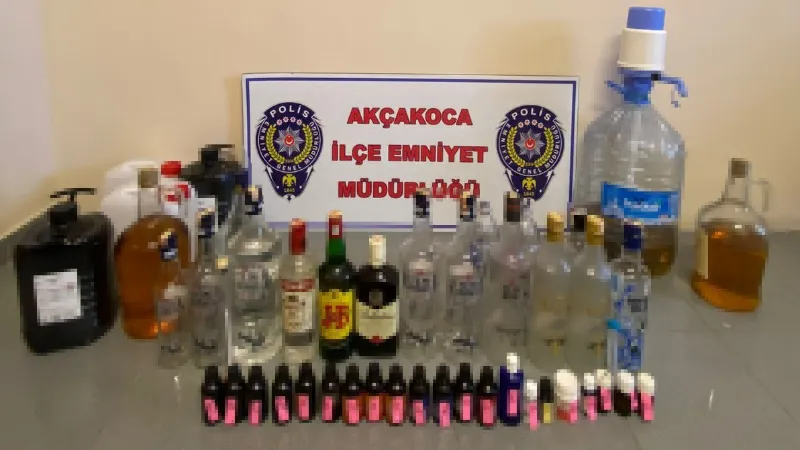 Alkol imalatına polisten baskın