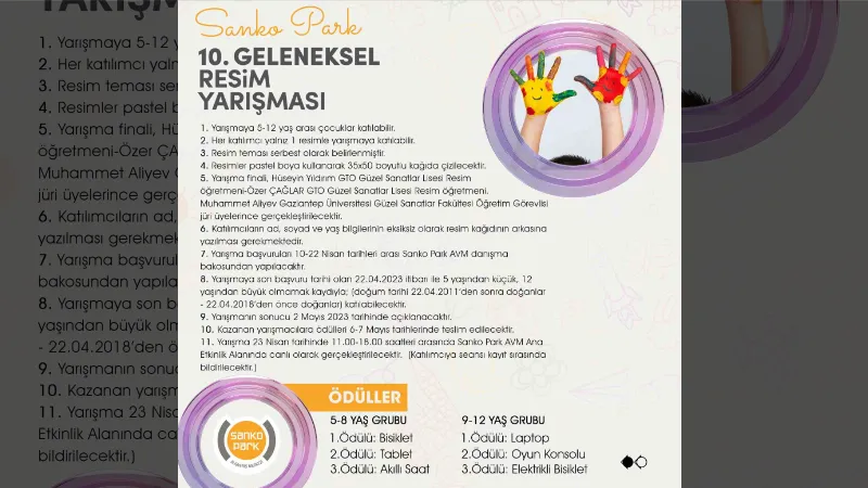 Geleneksel resim yarışması