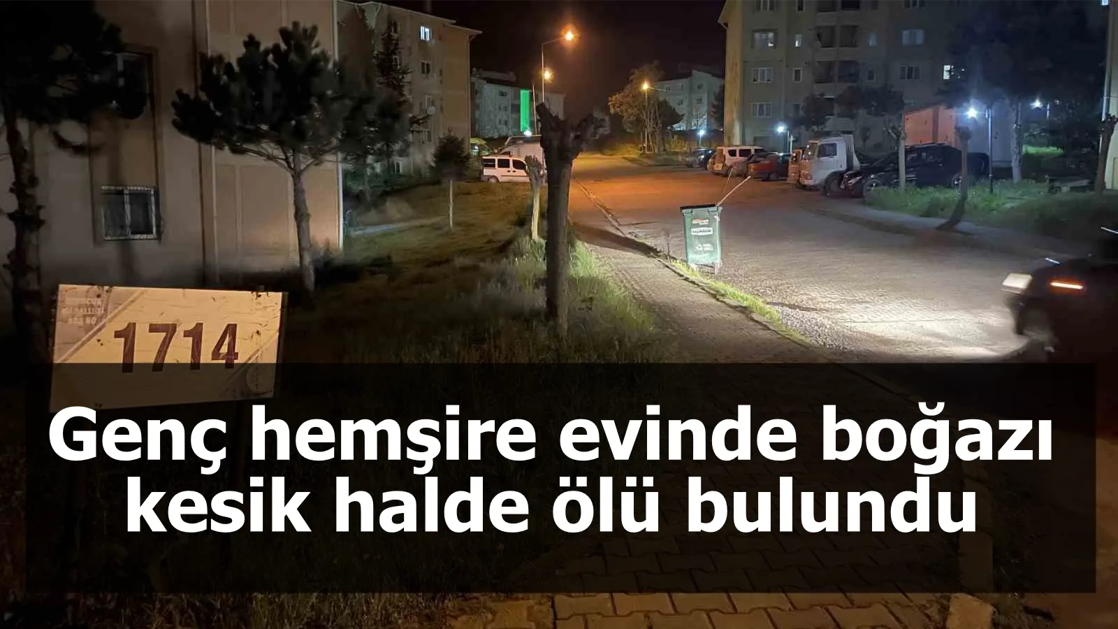 Genç hemşire evinde boğazı kesik halde ölü bulundu