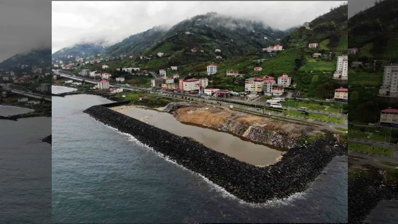 Yeşille mavinin birleştiği Karadeniz’e yakışmayan görüntü