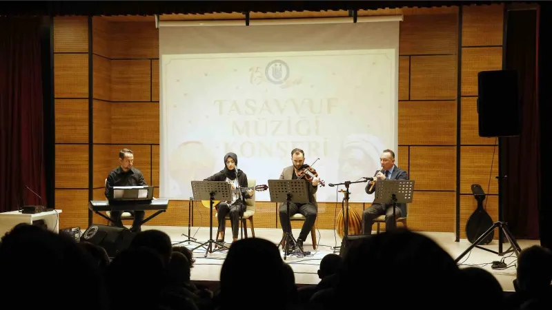 Ramazan dolayısıyla tasavvuf musikisi konseri düzenlendi