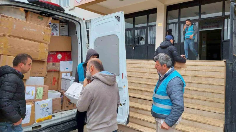 Zonguldak’tan Hatay’a 410 adet ramazan kolisi desteği