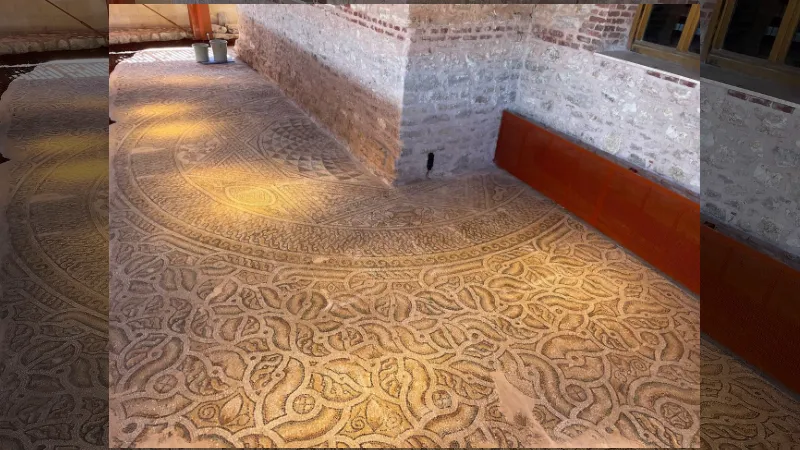 Zeytinburnu’nda yapımına başlanan Kazlıçeşme Mozaik Müzesi’nde sona gelindi