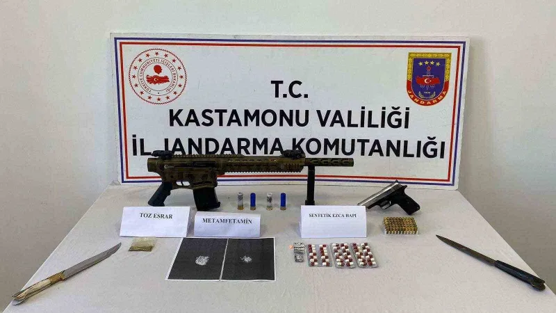 Kastamonu’da uyuşturucu operasyonu