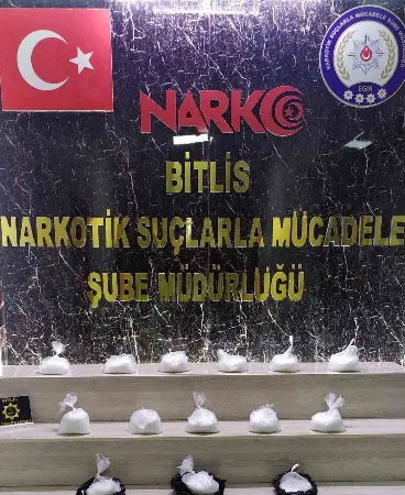 Tatvan’da 10 kilo 200 gram metamfetamin ele geçirildi