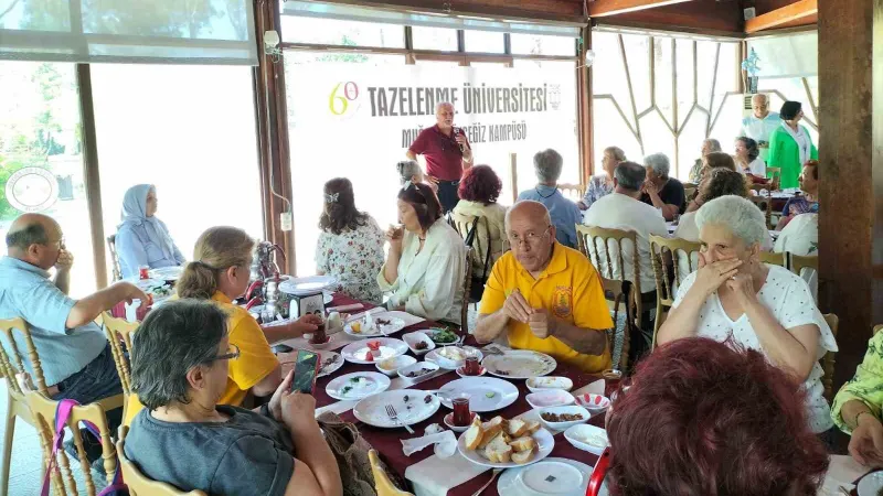 Köyceğiz Tazelenme Üniversitesi kahvaltı etkinliği ile tatile çıktı