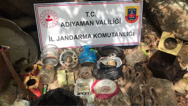 Adıyaman'da toprağa gömülü yaşam malzemeleri ele geçirildi