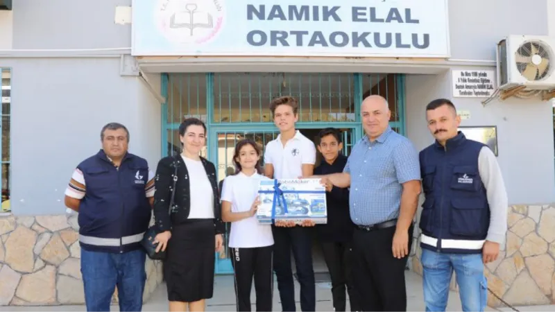 İzmir Güzelbahçe'de 'atıl pil'ler ödül getirdi