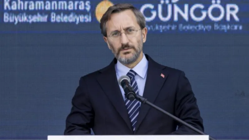 Fahrettin Altun, Kahramanmaraş'ta uluslararası fuarda konuştu