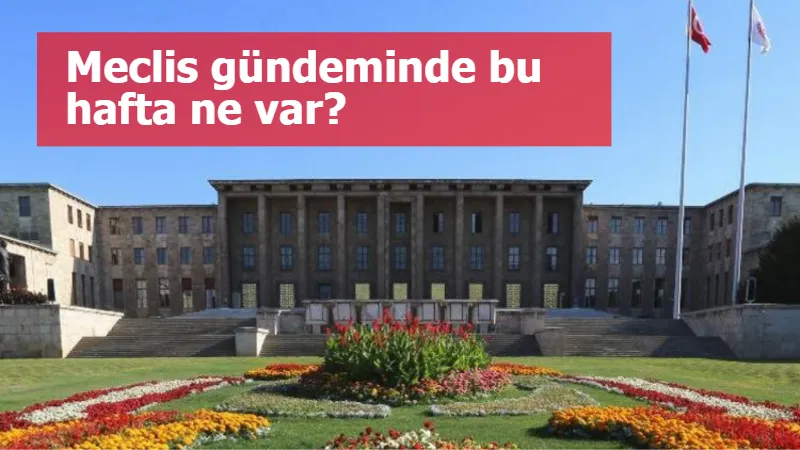 Meclis gündeminde bu hafta ne var?