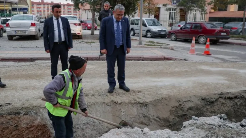 Kütahya'da içme suyu hatları yenileniyor