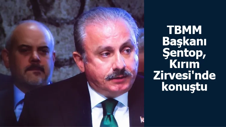 TBMM Başkanı Şentop, Kırım Zirvesi'nde konuştu