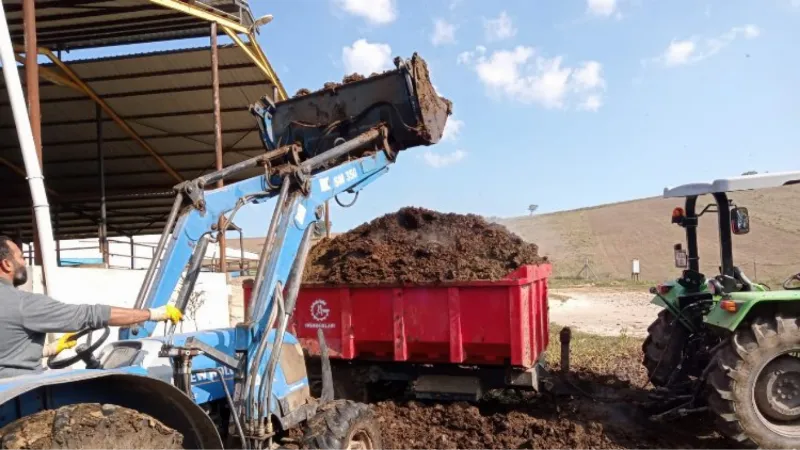 Bursa Yenişehir'de hayvan gübresine yöneliş artıyor