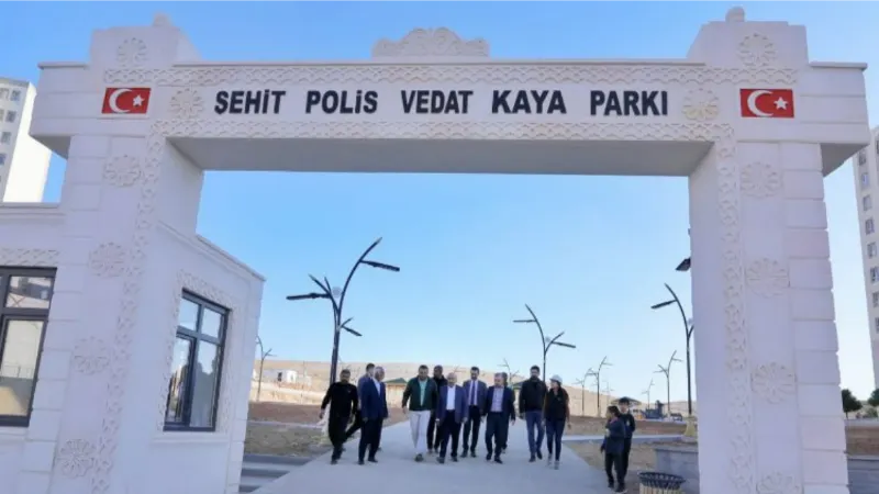 Mardin'de ‘Şehit Vedat Kaya Parkı’ şekillendi