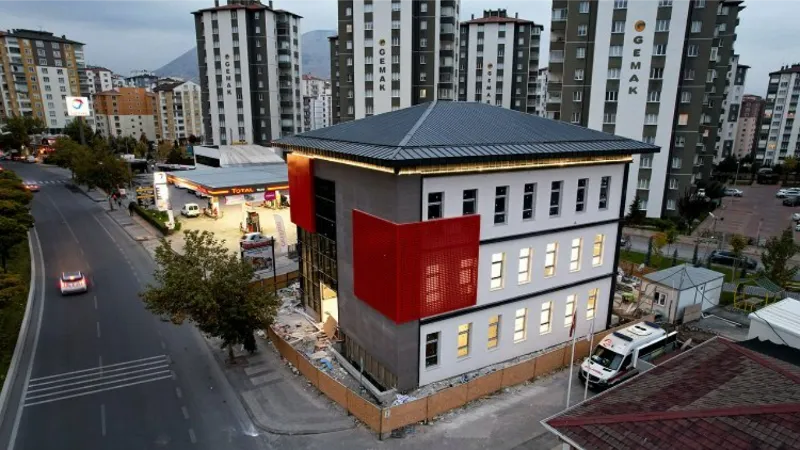 Kayseri Talas'ta Kızılay'a yeni bina