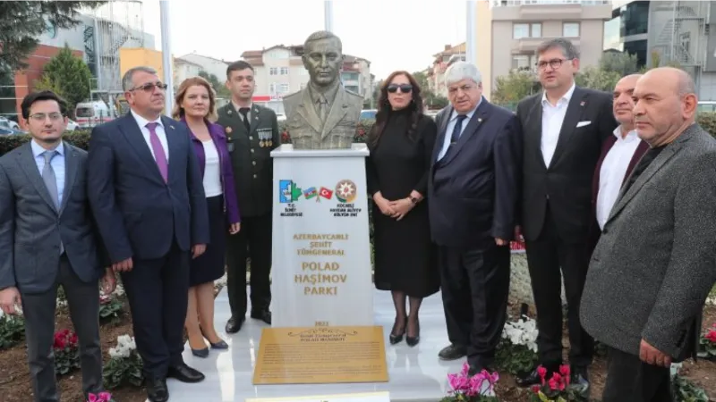 Azeri şehit Tümgeneralin adı İzmit’te yaşatılacak