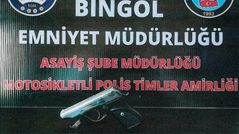 Bingöl'de 47 şüpheli çeşitli suçlardan yakalandı