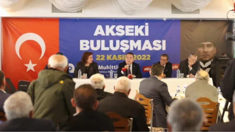 Başkan Böcek Akseki’de muhtarları dinledi