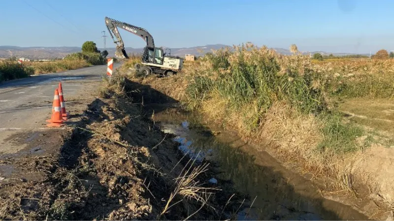 Manisa Yunusemre'de dere temizliği