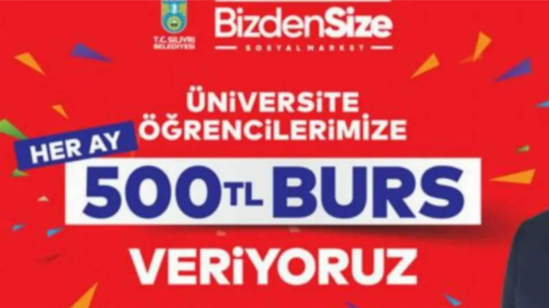İstanbul Silivri'den üniversitelilere aylık 500 TL burs
