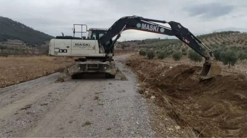 Manisa'da tarım arazileri MASKİ ile koruma altında