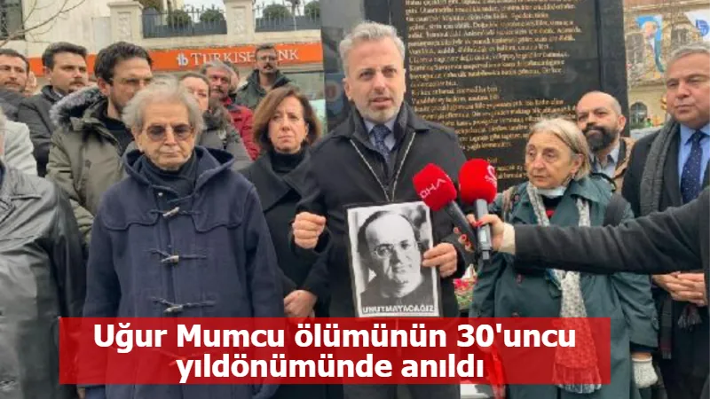 Uğur Mumcu ölümünün 30'uncu yıldönümünde anıldı 