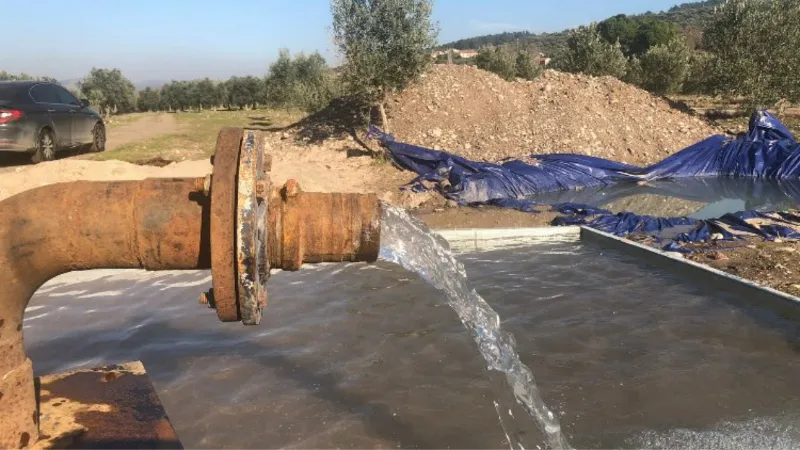 Manisa Akhisar'da 'verimli su'yun sonucu bekleniyor