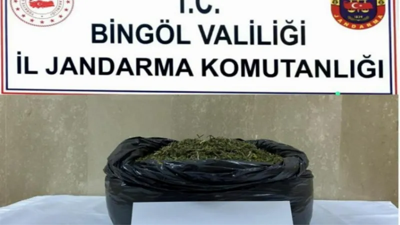 Bingöl’de 9 kilo 294 gram uyuşturucu ele geçirildi