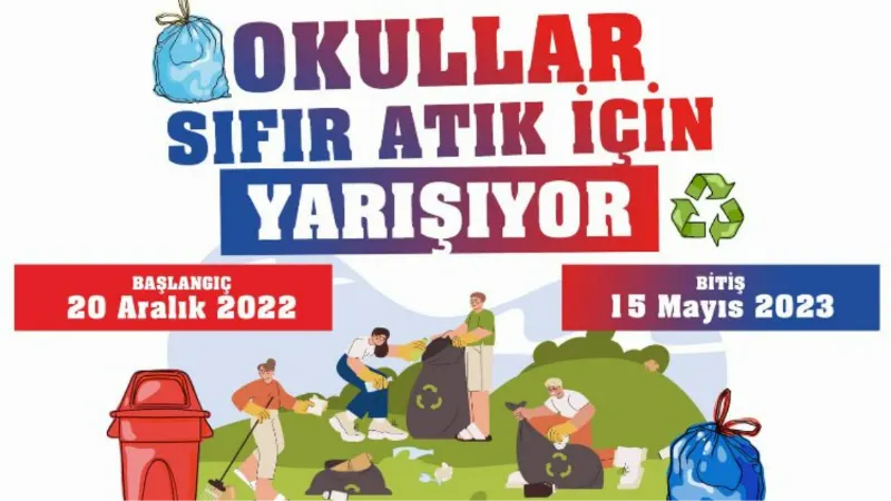 Konya Selçuklu'da okullar 'sıfır atık' için yarışacak