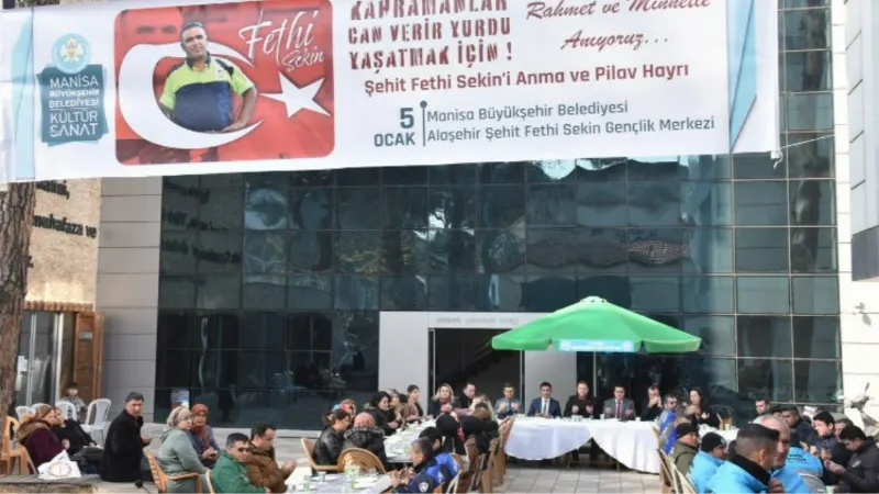 Şehit Fethi Sekin Manisa'da anıldı