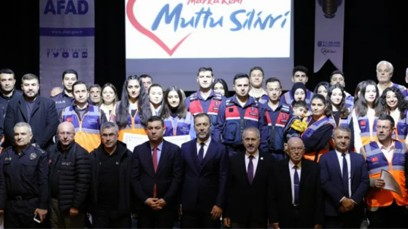 İstanbul Silivri'de 145 Destek AFAD Gönüllüsü sertifikalandı
