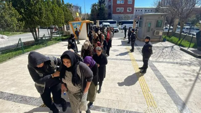 Şanlıurfa’da terör operasyonunda 24 şüpheli adliyede