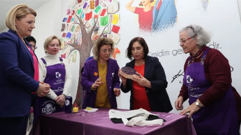 Selvi Kılıçdaroğlu, İZGİM’de üretici kadınlarla buluştu