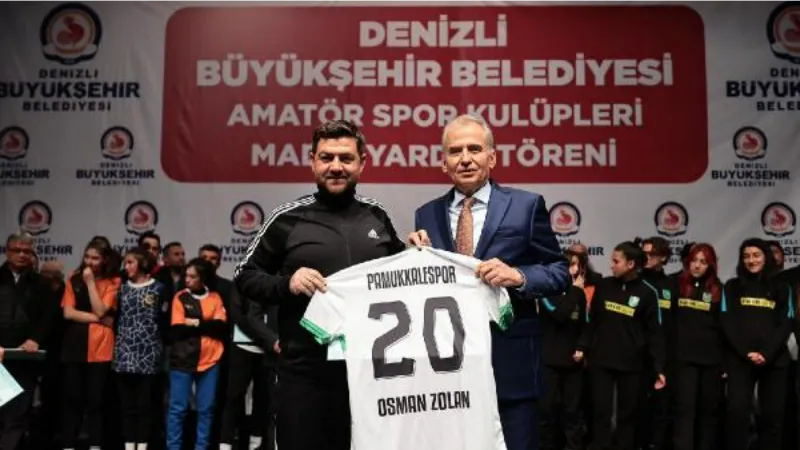 Denizli Büyükşehir Belediyesi'nden amatör spor kulüplerine destek